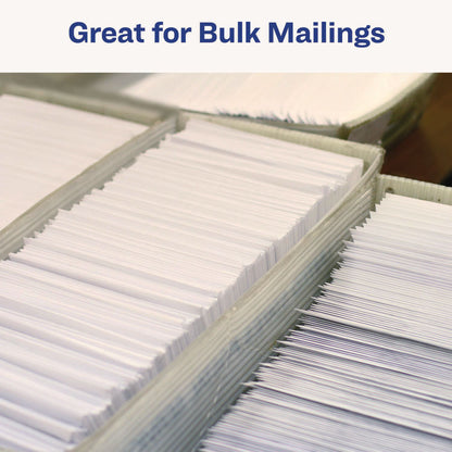 Dot Matrix Printer Mailing Labels, Pin-Fed Printers, 1.94 x 4, White, 5,000/Box
