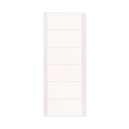 Dot Matrix Printer Mailing Labels, Pin-Fed Printers, 1.94 x 4, White, 5,000/Box