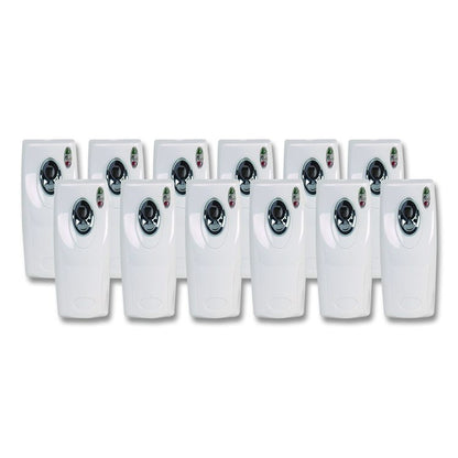 Metered Air Freshener Dispenser, 3.5 x 3.75 x 9.5, White, 12/Carton
