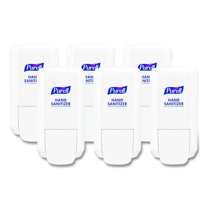 CS2 Hand Sanitizer Dispenser, 1,000 mL, 5.14 x 3.83 x 10, White, 6/Carton