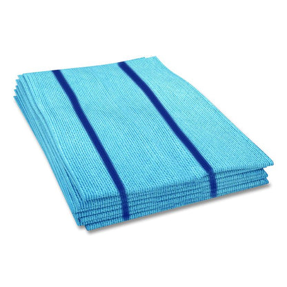 Antimicrobial Foodservice Wipers, 1-Ply, 12 x 21, Blue, 150/Carton