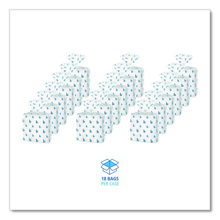 Hydrospun Wipers, 1-Ply, 12 x 13, White, 50/Bag, 18 Bags/Carton