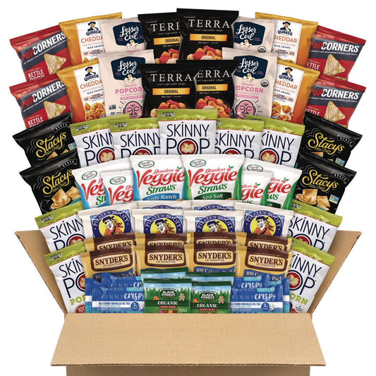 Big Healthy Snack Box, 61 Assorted Snacks/Box