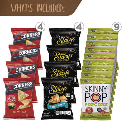 Big Healthy Snack Box, 61 Assorted Snacks/Box