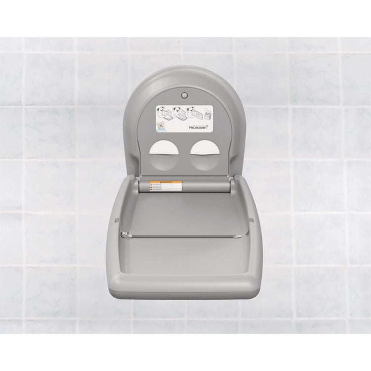 Baby Changing Station, 20.75 x 35.88, Gray