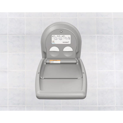 Baby Changing Station, 20.75 x 35.88, Gray