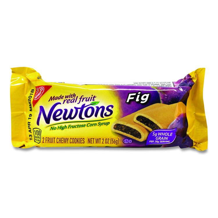 Fig Newtons, 2 oz Pack, 2 Cookies/Pack, 24 Packs/Box