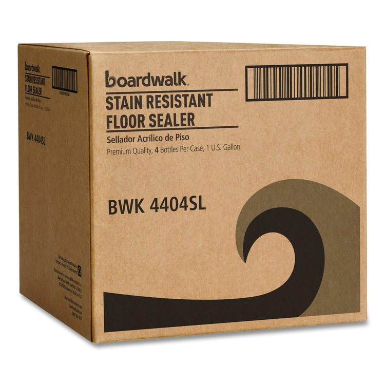Stain Resistant Floor Sealer, 1 gal Bottle, 4/Carton