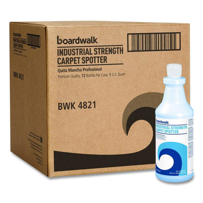 Industrial Strength Carpet Spotter, Unscented, 32 oz Bottle, 12/Carton