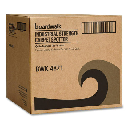 Industrial Strength Carpet Spotter, Unscented, 32 oz Bottle, 12/Carton