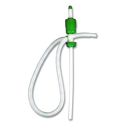 Drum Pump, 5 gpm, Plastic, 46" Tall, Clear, 25/Carton