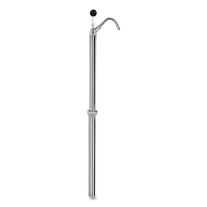 Bottle Pump, 22 oz Output, Steel, 42.5" Tall, Chrome