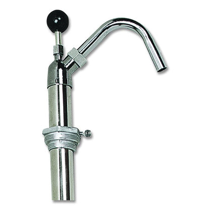 Bottle Pump, 22 oz Output, Steel, 42.5" Tall, Chrome, 6/Carton