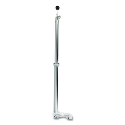 Bottle Pump, 22 oz Output, Steel, 42.5" Tall, Chrome