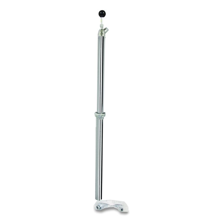 Bottle Pump, 22 oz Output, Steel, 42.5" Tall, Chrome, 6/Carton