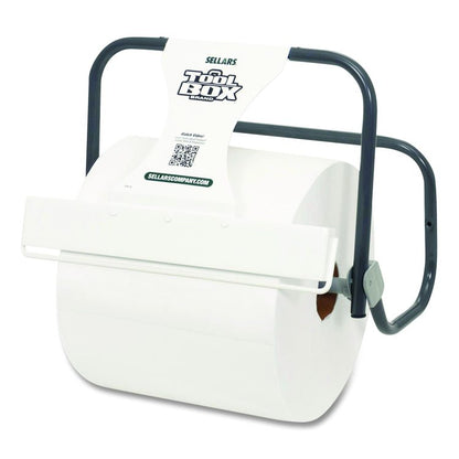 TOOLBOX WaterWeave T600 Wipers, 1-Ply, 11.8 x 12.8, White, 1,100 Sheets/Roll