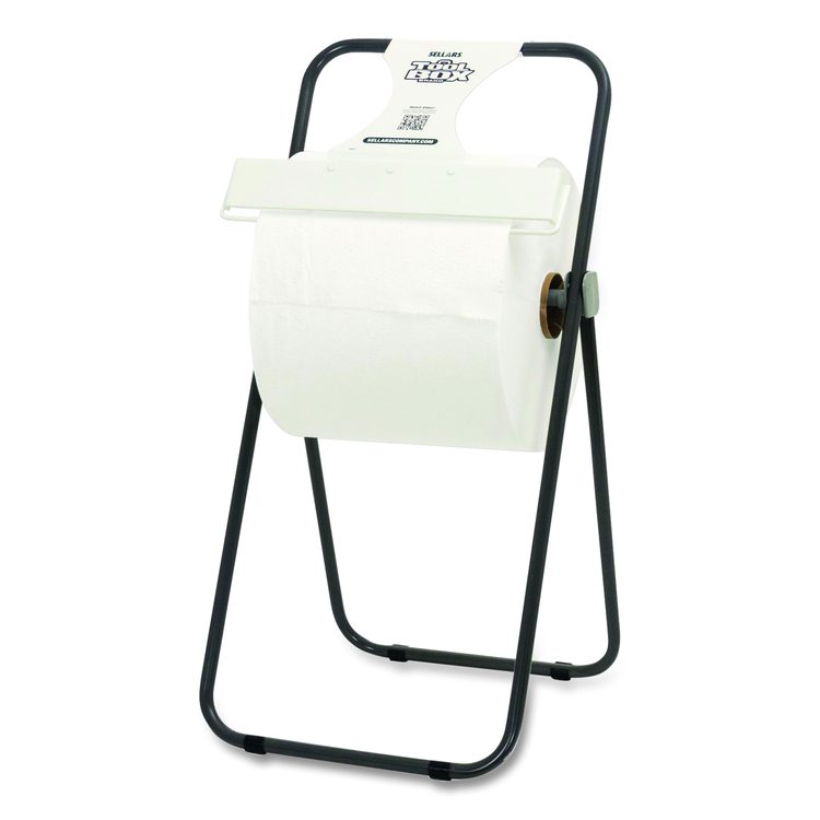TOOLBOX Z300 Wipers, 1-Ply, 12.5 x 12, White, 950 Sheets/Roll