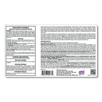 AF315 Disinfectant Cleaner, Citrus Floral Scent, 32 oz Bottle, 12/Carton