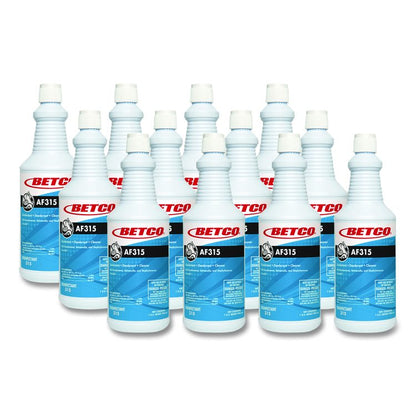 AF315 Disinfectant Cleaner, Citrus Floral Scent, 32 oz Bottle, 12/Carton