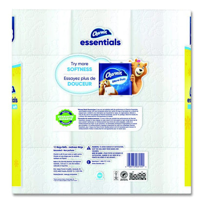Essentials Soft Bathroom Tissue, Septic Safe, 2-Ply, White, 330 Sheets/Roll, 12 Rolls/Pack, 4 Packs/Carton