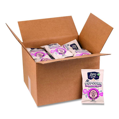 Himalayan Pink Salt Organic Popcorn, Salt, 0.46 oz Bag, 24/Carton