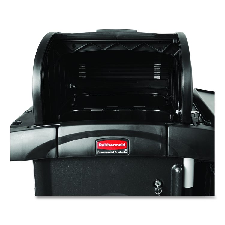 Locking Security Hood, 17.75w x 10.3h, Black