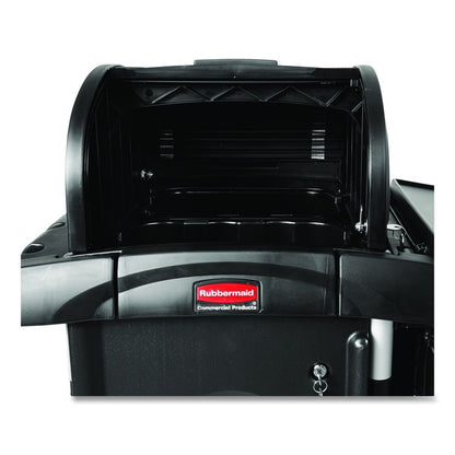 Locking Security Hood, 17.75w x 10.3h, Black