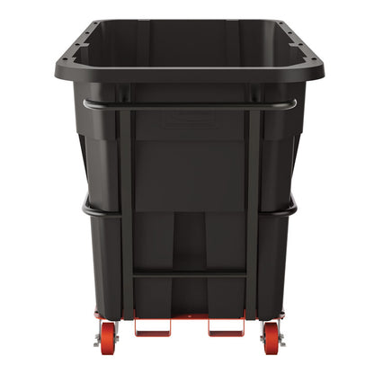 1.5 cu yd Standard Duty Tilt Truck, Forkliftable Frame, 1,300 lb Capacity, Black