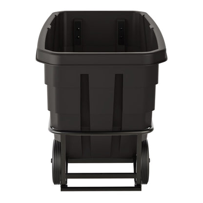 0.75 cu yd Standard Duty Tilt Truck, 1,300 lb Capacity, Black