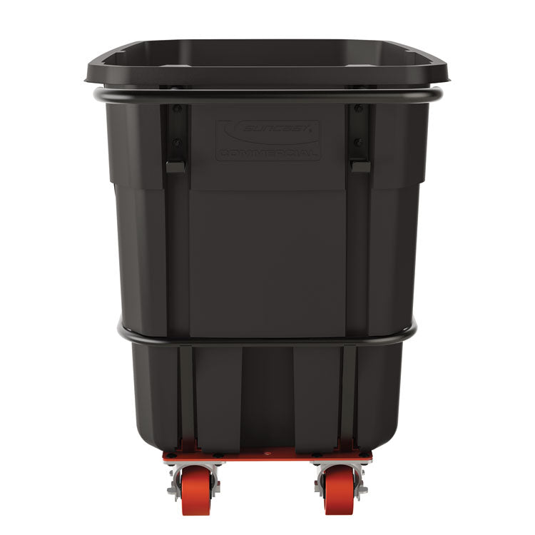 0.5 cu yd Standard Duty Tilt Truck, 800 lb Capacity, Black