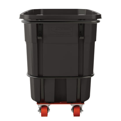 0.5 cu yd Standard Duty Tilt Truck, 800 lb Capacity, Black