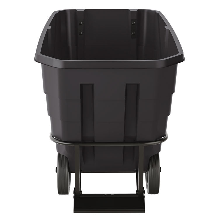 0.5 cu yd Standard Duty Tilt Truck, 800 lb Capacity, Black