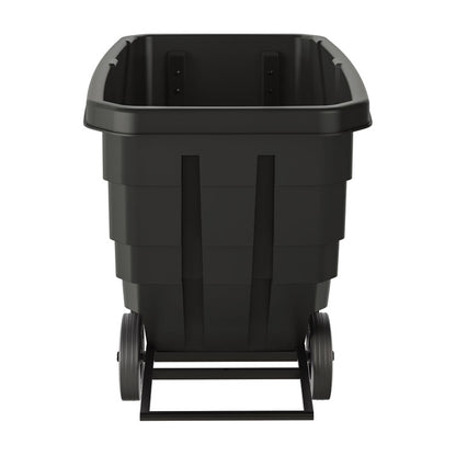 0.75 cu yd Light Duty Tilt Truck, 750 lb Capacity, Black