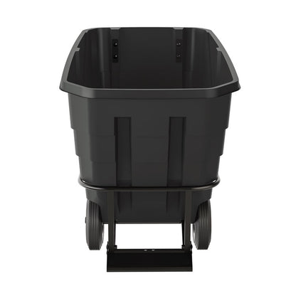 0.5 cu yd Heavy Duty Tilt Truck, 1,350 lb Capacity, Black