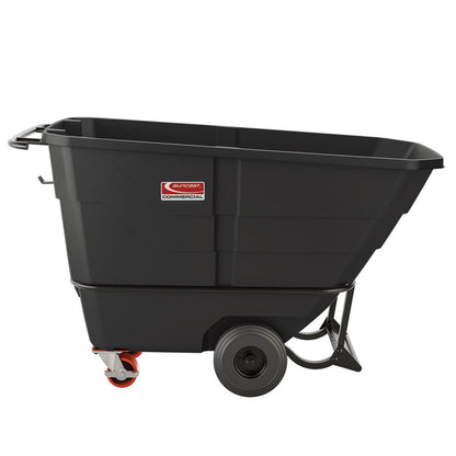 0.5 cu yd Heavy Duty Tilt Truck, 1,350 lb Capacity, Black