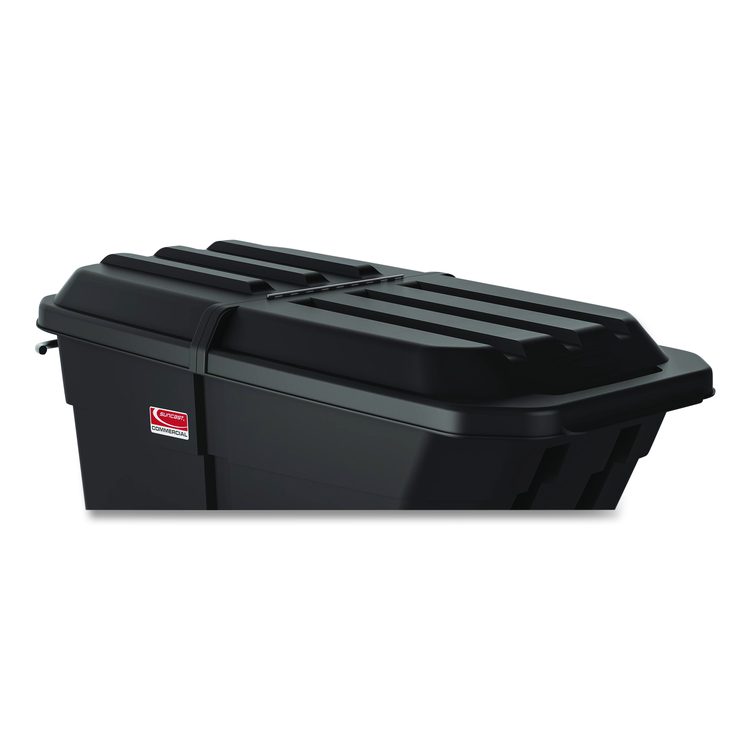 3/4 Cubic Yard Tilt Truck Lid, 31.69 x 67 x 6.9, Black
