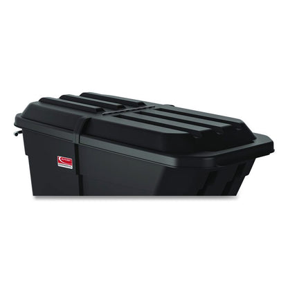 3/4 Cubic Yard Tilt Truck Lid, 31.69 x 67 x 6.9, Black