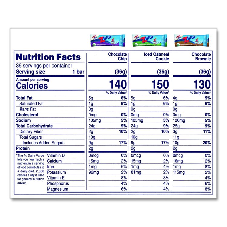 Kid Organic Zbar Granola Bars Variety Pack, Assorted Flavors, 1.27 oz Bar, 36/Carton