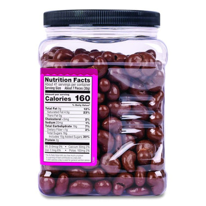 Milk Chocolate Covered Cashews, 44 oz Jar
