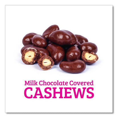Milk Chocolate Covered Cashews, 44 oz Jar