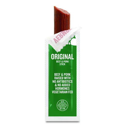 Original Flavor Mini Snack Sticks, Beef, 0.5 oz Individually Wrapped, 20/Carton