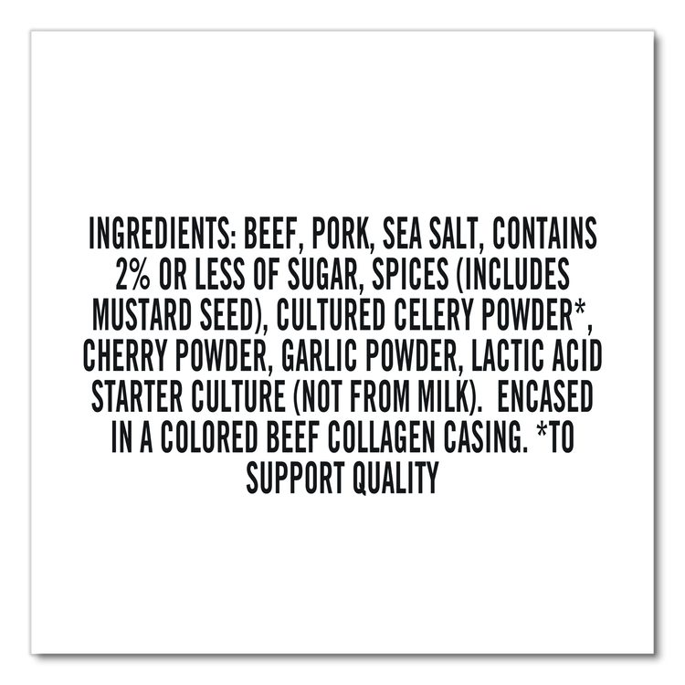 Original Flavor Mini Snack Sticks, Beef, 0.5 oz Individually Wrapped, 20/Carton