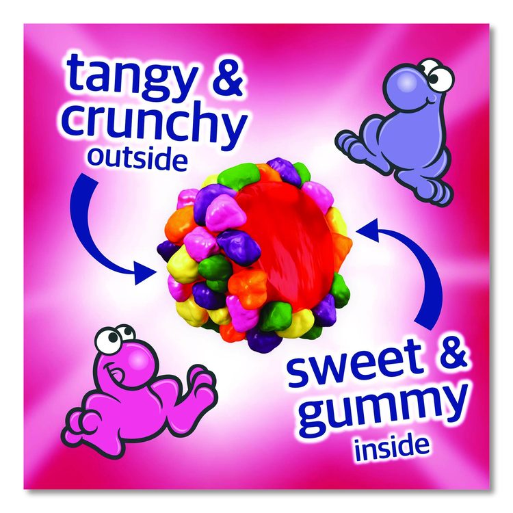 Rainbow Gummy Clusters Share Pack, Assorted Flavors, 3 oz Packet, 12/Carton