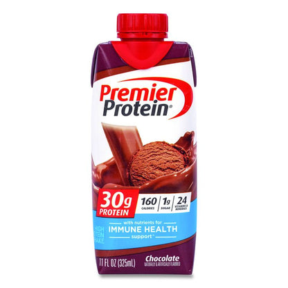 Chocolate Shake, 11 oz Single-Serve Container, 15/Carton