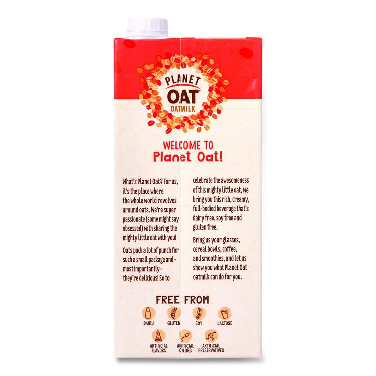Original Oat Milk Cartons, 32 oz Carton, 6/Carton