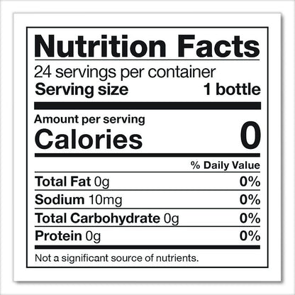 Water, 16.9 oz Bottle, 24/Pack