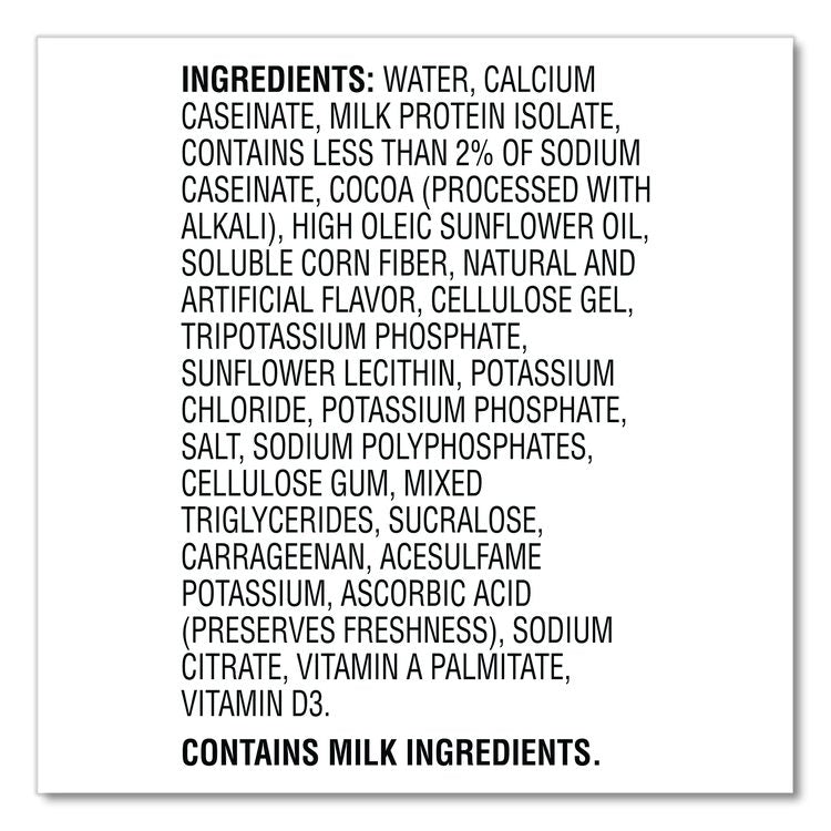 Genuine Chocolate Protein Shake, 11 oz Carton, 18/Carton