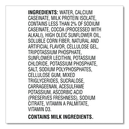 Genuine Chocolate Protein Shake, 11 oz Carton, 18/Carton