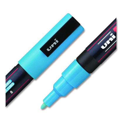 Water-Based Paint Markers, Fine Bullet Tip, Assorted Colors, 8/Pack