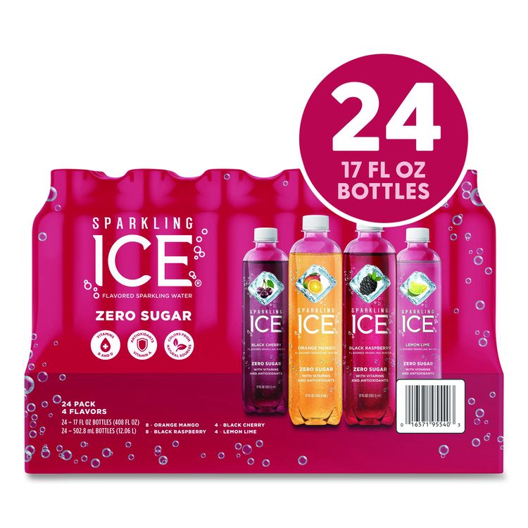 Fruit Frenzy Variety Pack, Assorted Flavors, 17 oz Bottle 24/Carton